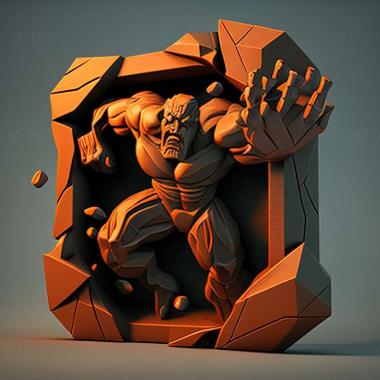 3D model Fantastic 4 game (STL)